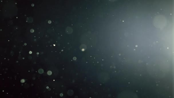 추상적인 빛과 먼지 입자 — 비디오