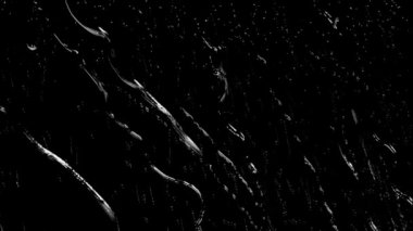 Yağmur cam beyaz su damlaları.