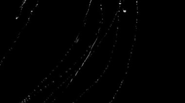 Yağmur cam beyaz su damlaları.