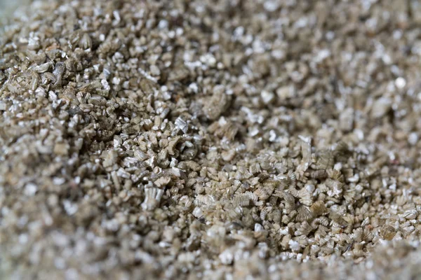 Mineraliska vermikulit prover för produktion — Stockfoto