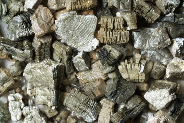 Campioni di vermiculite minerale per la produzione — Foto Stock