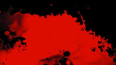 Alpha ile şeffaf arka plan üzerinde mürekkep sıçramak