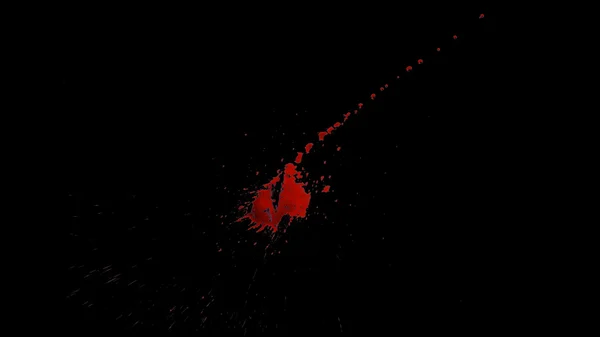 Κόκκινο αίμα Splatter Splash απομονωμένες καναλιού άλφα — Φωτογραφία Αρχείου