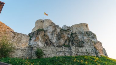 Rabsztyn kale günbatımı Polonya