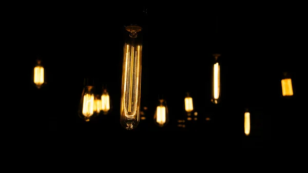Decorative Antique Edison Style Light Bulbs — Stock Photo, Image