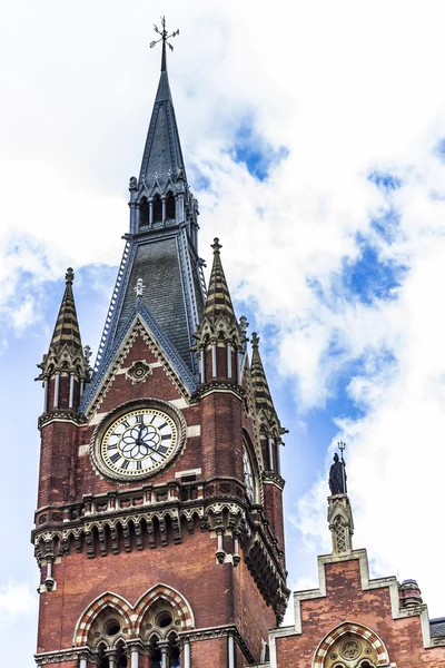The clock of King's cross St Pancras