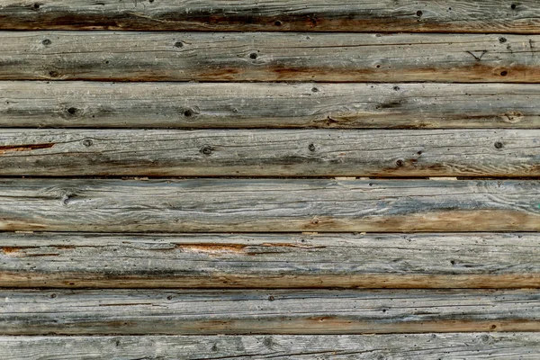 Wall of old wooden cabin