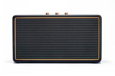 Siyah bluetooth hoparlörü, beyaz olanı ayır