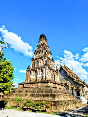 Dvaravati mimarisi, Suwan Chedi Jungkot (Ku Kut) Pagoda Wat Chammathewi (Wat Cham Thewi) tapınağı, kültürel turizm merkezi, Lamphun, Tayland 16 Kasım 2025.