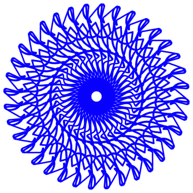 Soyut Mavi Spirograf Hipnotik Mandala Sanat Modeli Konsantrik Girdap Çizgileri Geometrik Radyal Tasarım Beyaz Arkaplan Yüksek Çözünürlüklü Dijital Dekoratif Duvar Kağıdı Elemanı