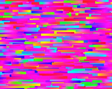 Dijital Yaratıcı Tasarım ve Üretken Duvar Kağıdı için Renkli Dikey Çapraz ve Arızalı Çizgiler