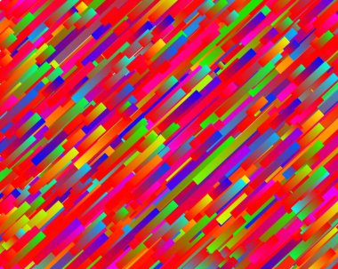 Dijital Yaratıcı Tasarım ve Üretken Duvar Kağıdı için Renkli Dikey Çapraz ve Arızalı Çizgiler