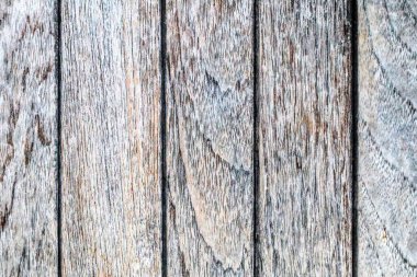 Yıpranmış Ahşap Kalaslar Doğal Soluk Gri Desenli Doku, Dikey Vintage Kereste Yüzey Görünümü, Yaşlanmış Kırsal Ahşap Duvar Paneli veya Yerdeki Malzeme Konsepti.