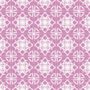 Tekstil kumaş duvar kâğıdı kaplama dekorasyonu için pembe ve beyaz kabile boho tarzına sahip pürüzsüz örgü deseni