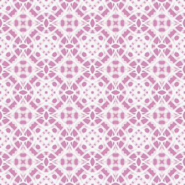 Tekstil kumaş duvar kâğıdı kaplama dekorasyonu için pembe ve beyaz kabile boho tarzına sahip pürüzsüz örgü deseni
