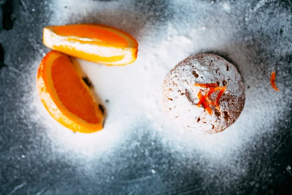 Portakal ile ev yapımı cupcakes