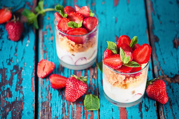 Eton mess dessert — Stockfoto