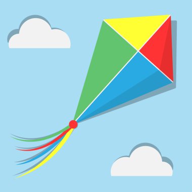 Vektör çizim simgeler uçurtma.