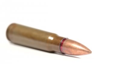 Ak-47 mühimmatı. Yalan söyleyen tek bir merminin kafasını netleme. Önden arkaya.