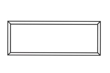 Boş tabelanın vektör çizimi.