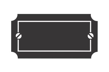 izole edilmiş karatahta simgesi. vektör çizimi tasarımı