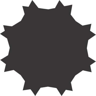 dişli vektör simgesi. biçim düz sembol, siyah renk, yuvarlak açılar, beyaz arkaplan.