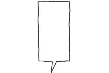 Metin sembollü konuşma balonu