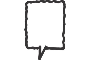 Konuşma balonu işaret tasarımı