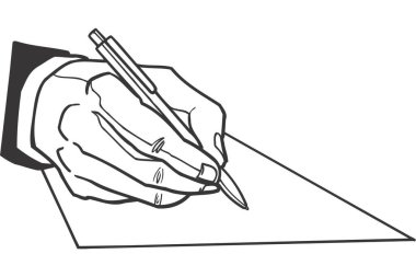 Beyaz üzerine el yazısı