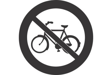 Moda tarzında izole edilmiş bisiklet simgesi