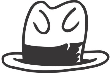 hat web vektör illüstrasyonu