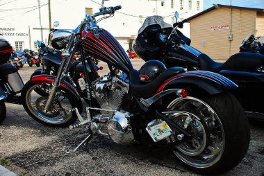 Daytona 'nın 79. haftasında özel modifiye edilmiş motosikletler.