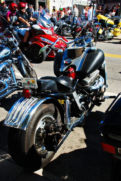 Die Speziell Modifizierten Räder Der Daytona Bike Week Florida Mit — Stockfoto