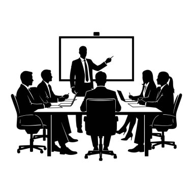 İş Dünyası Silueti Toplantı ve Sunum Konferans Odası Resimleri