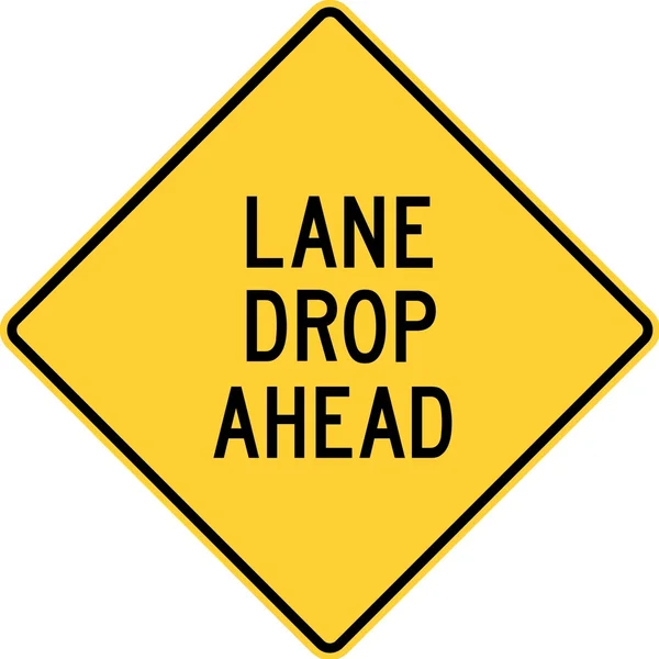 Lane Drop dalej — Zdjęcie stockowe