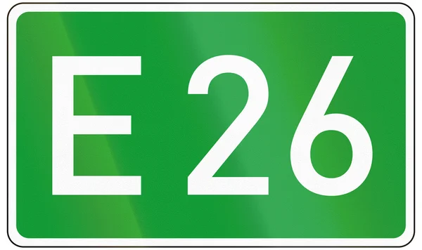 Carretera europea 26 — Foto de Stock