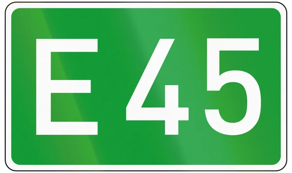 Europäische Straße 45 — Stockfoto