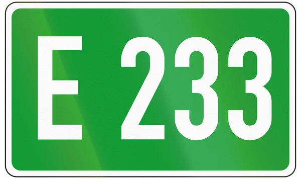 Carretera europea 233 — Foto de Stock