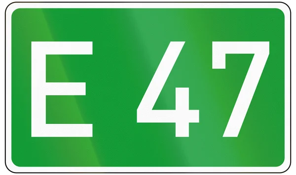 Evropská silnice 47 — Stock fotografie