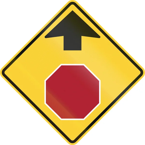USA Stop Ahead — Stock Photo, Image