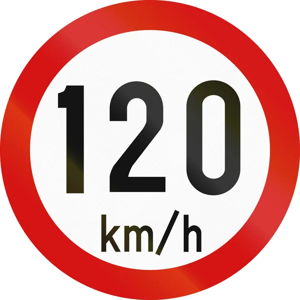 Maximumsnelheid 120 In Ierland — Stockfoto