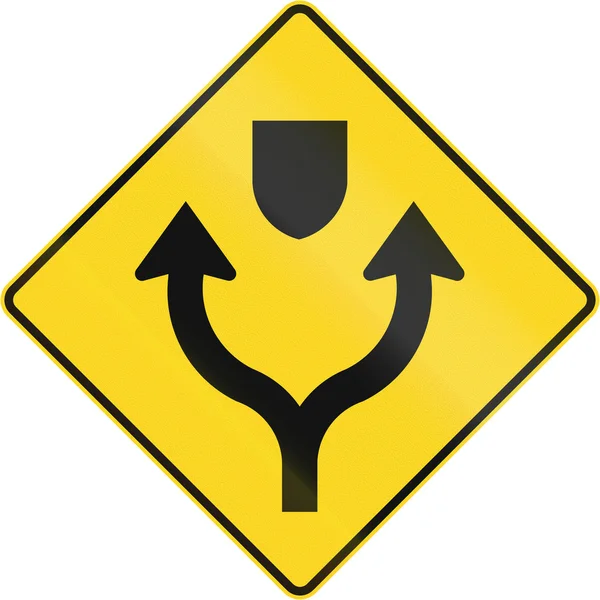 Passe para a esquerda ou para a direita no Canadá — Fotografia de Stock