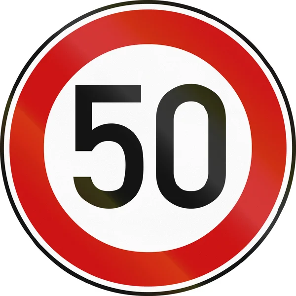 Limite di velocità 80 — Foto Stock