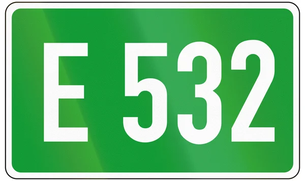 Europastraße 552 — Stockfoto