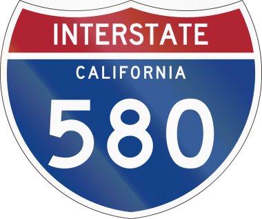 Eyaletler arası yol kalkan - California