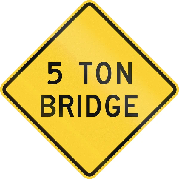 Restricted Weight Bridge — Stock Photo, Image