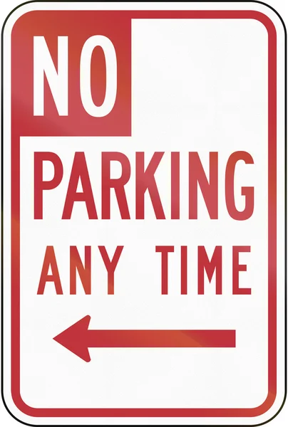 No Parking Any Time — Stock Photo, Image