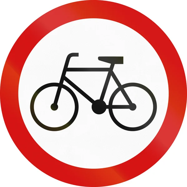 Велосипедов в Польше нет — стоковое фото