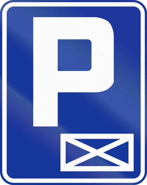 Parking réservé en Pologne — Photo