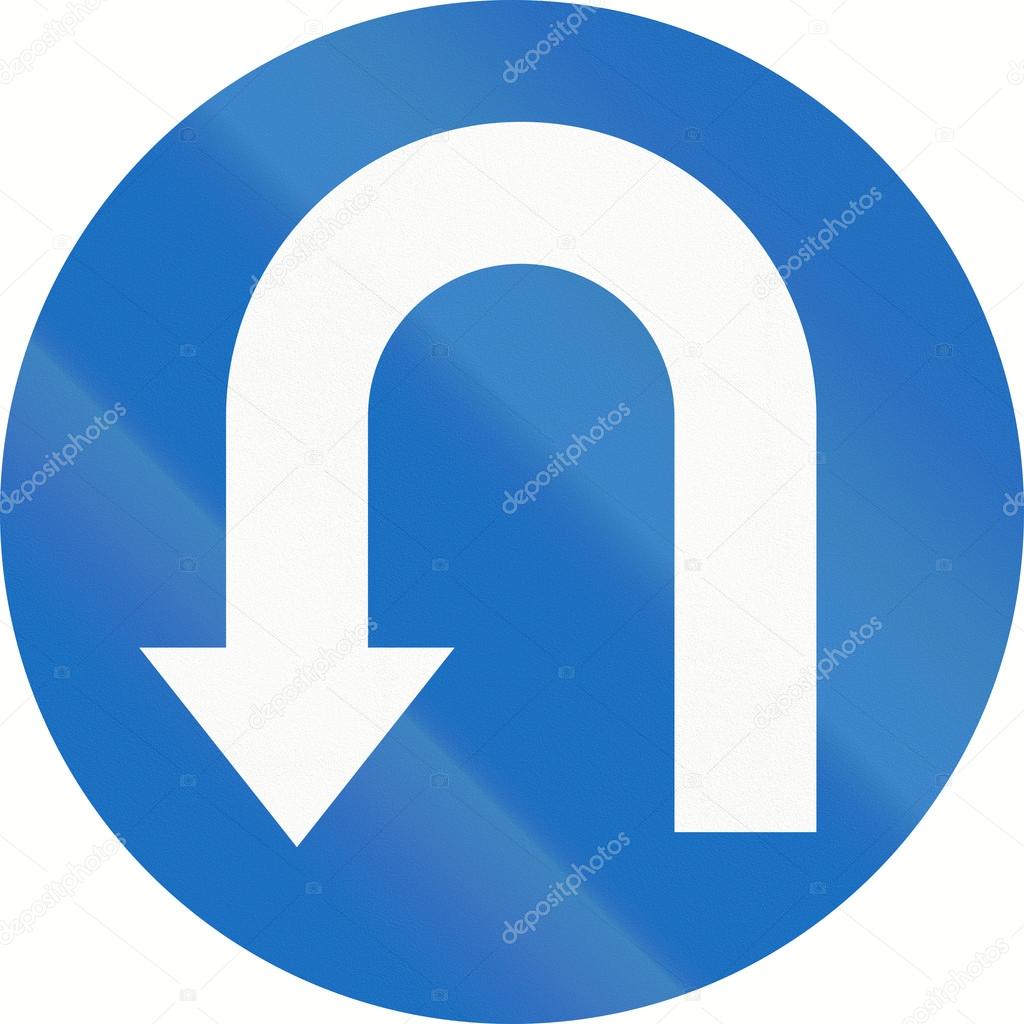 Mandatory UTurn in Austria — Stock Photo © jojoo64 108925778